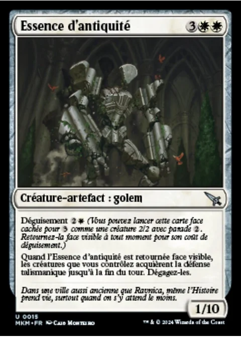 Essence d'antiquité