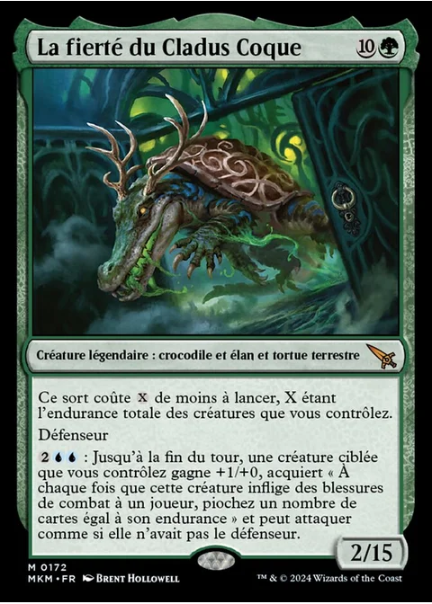 La fierté du Cladus Coque