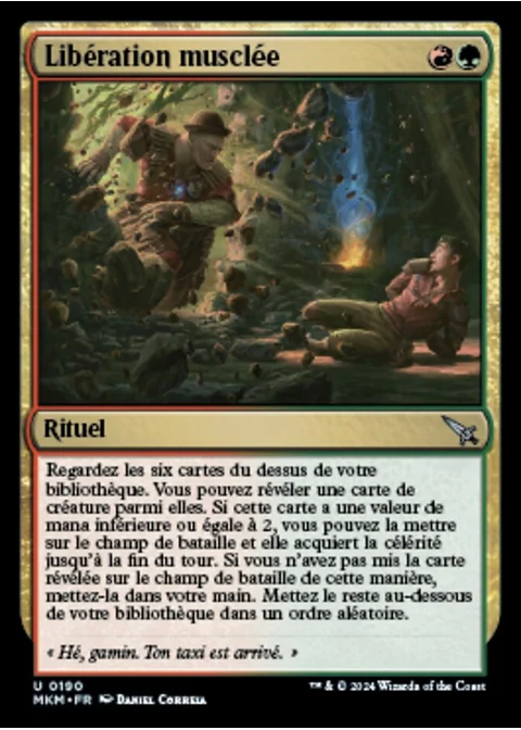 Libération musclée