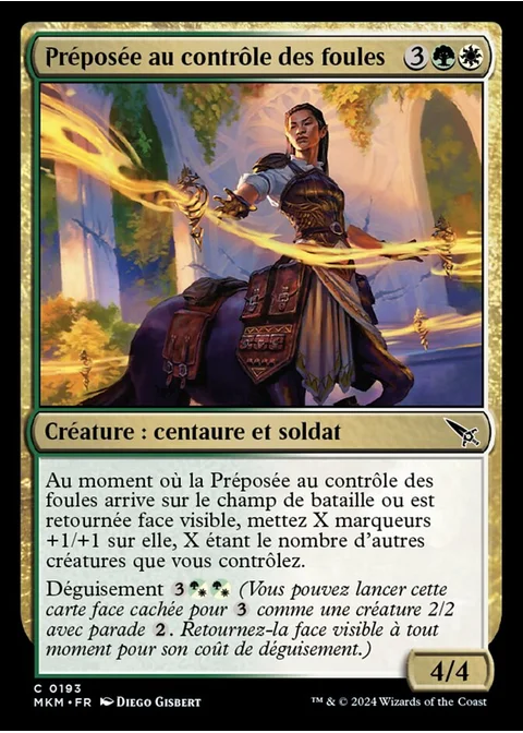 Préposée au contrôle des foules