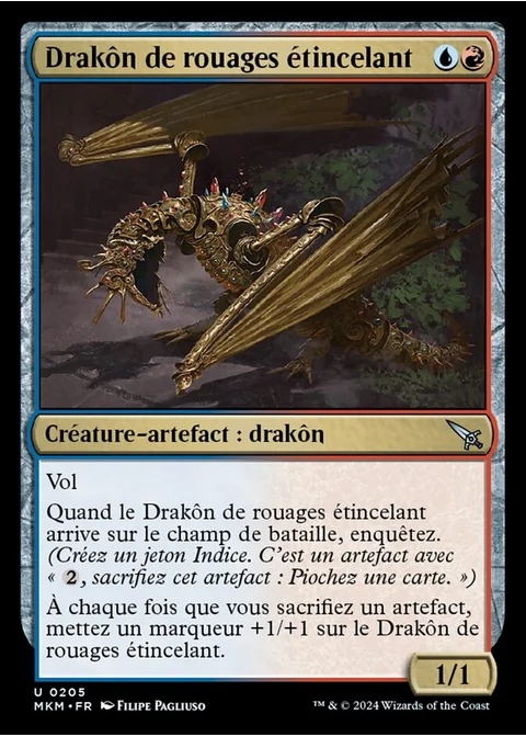 Drakôn de rouages étincelant