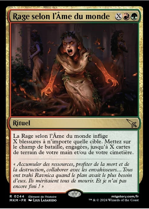 Rage selon l'Âme du monde