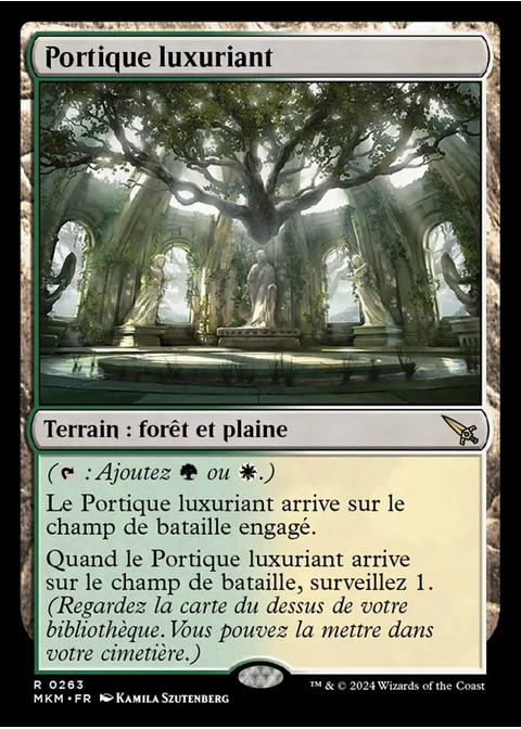 Portique luxuriant