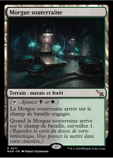 Morgue souterraine