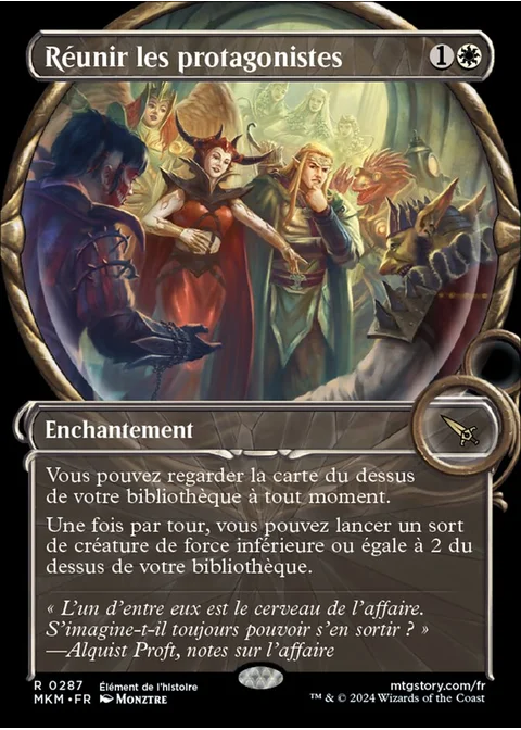 Réunir les protagonistes