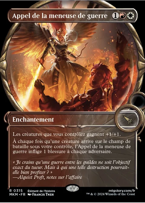 Appel de la meneuse de guerre