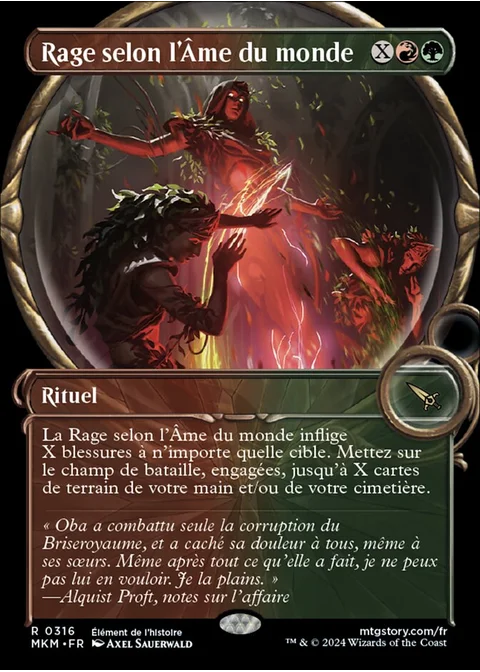 Rage selon l'Âme du monde