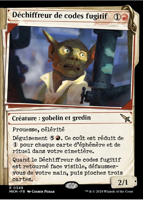 Déchiffreur de codes fugitif