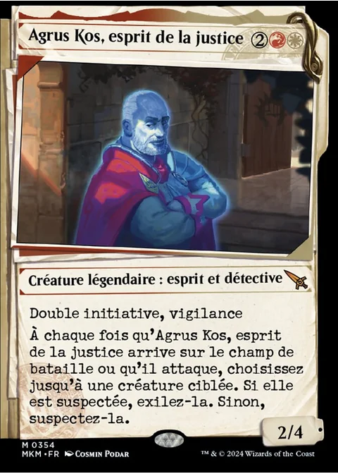 Agrus Kos, esprit de la justice