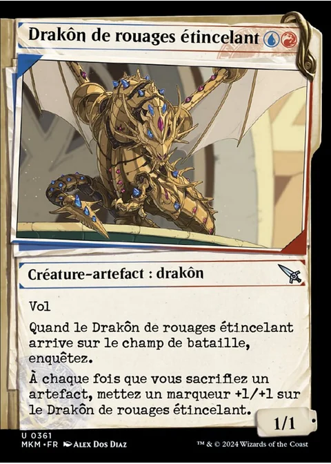 Drakôn de rouages étincelant