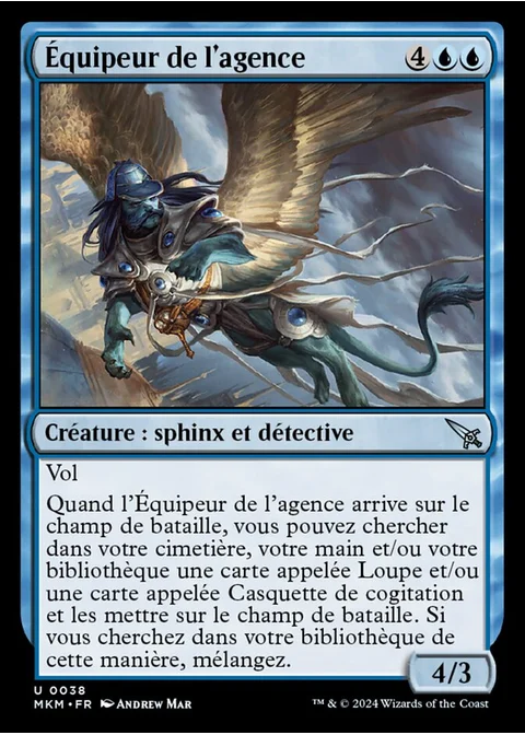 Équipeur de l'agence