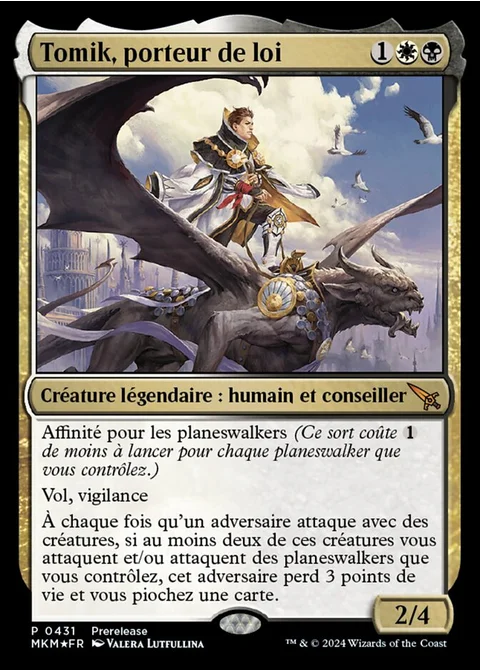 Tomik, porteur de loi