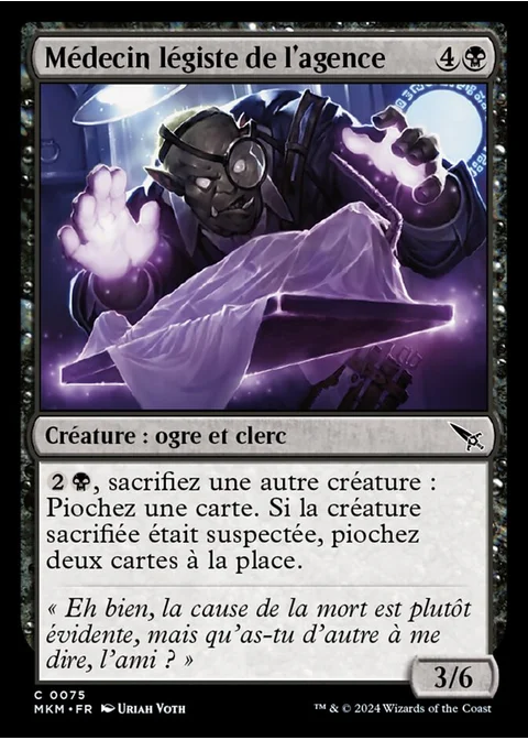 Médecin légiste de l'agence