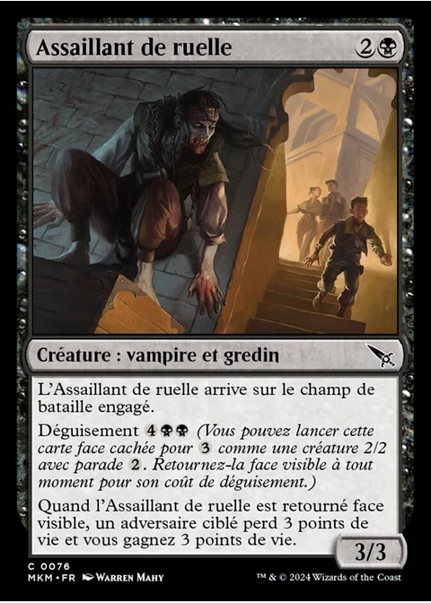 Assaillant de ruelle
