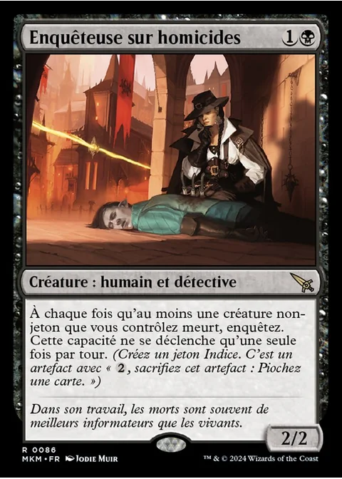 Enquêteuse sur homicides