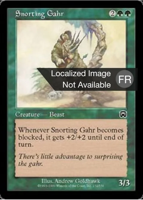 Gahrinocéros renifleur