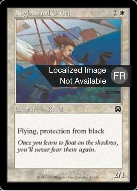 Planeur du vent nocturne