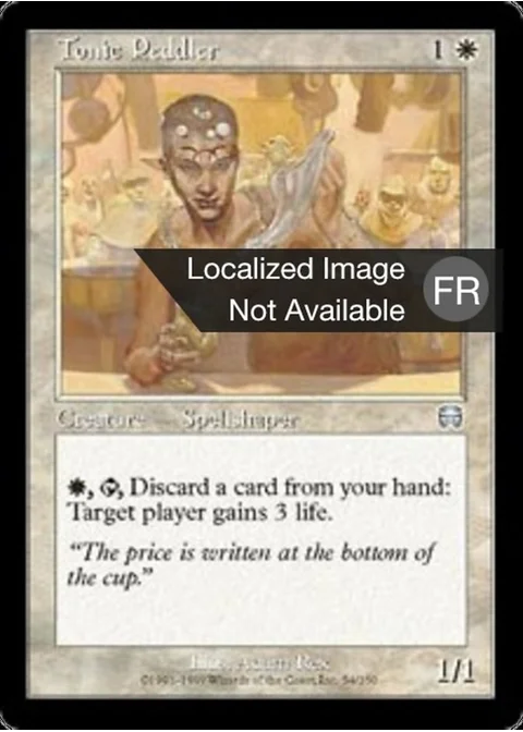 Revendeuse de toniques