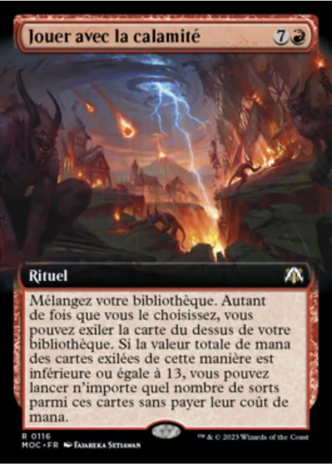 Jouer avec la calamité