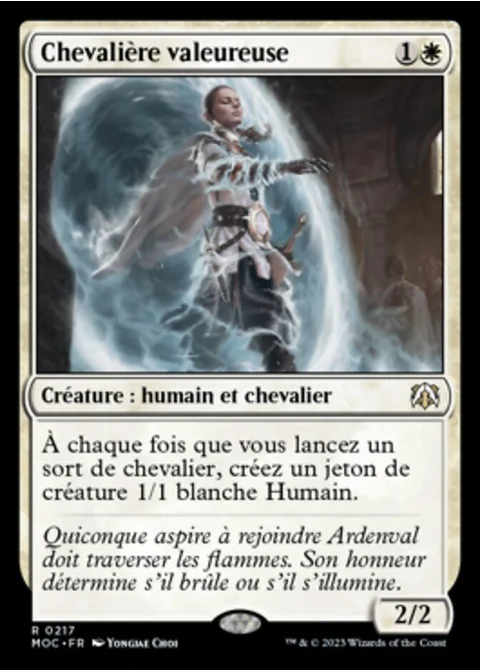 Chevalière valeureuse