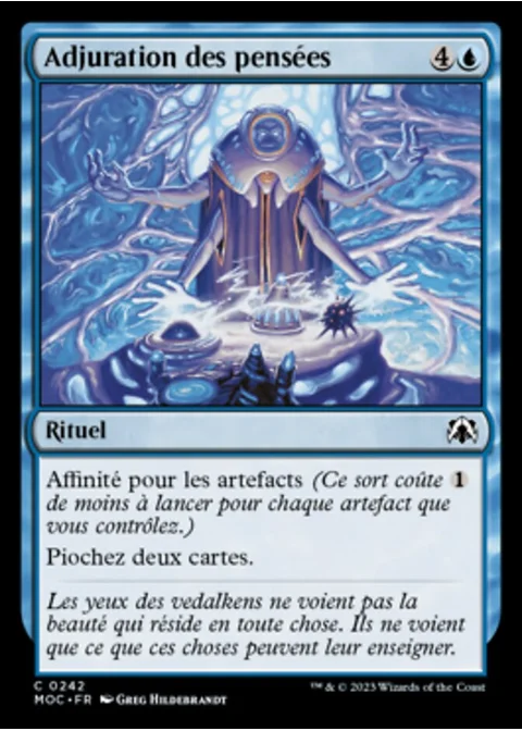 Adjuration des pensées