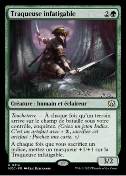 Traqueuse infatigable