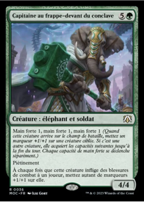 Capitaine au frappe-devant du conclave