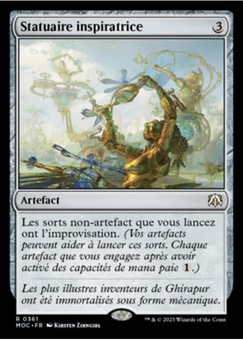 Statuaire inspiratrice