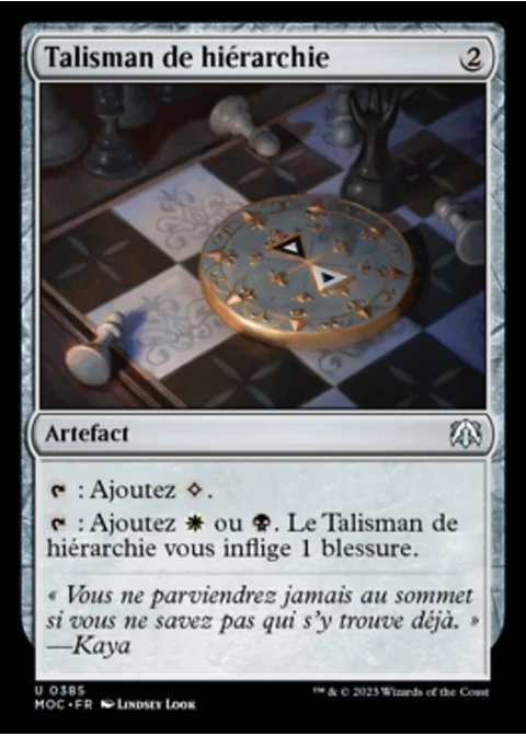 Talisman de hiérarchie