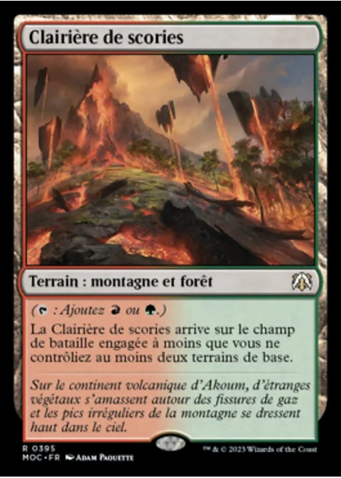 Clairière de scories