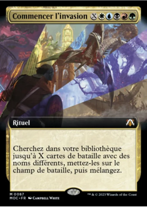 Commencer l'invasion