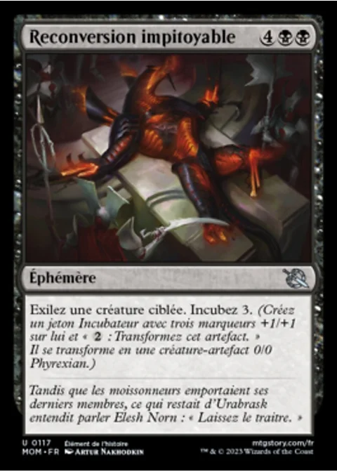 Reconversion impitoyable