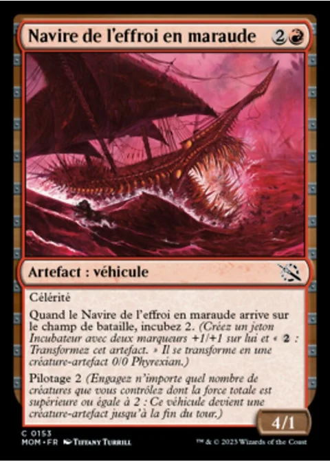 Navire de l'effroi en maraude