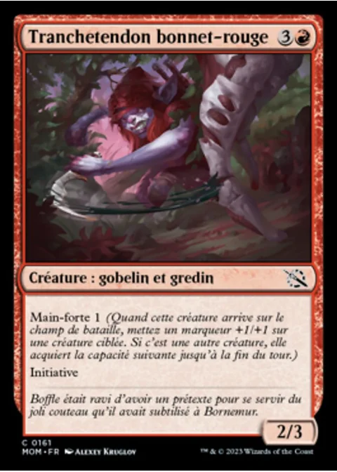 Tranchetendon bonnet-rouge