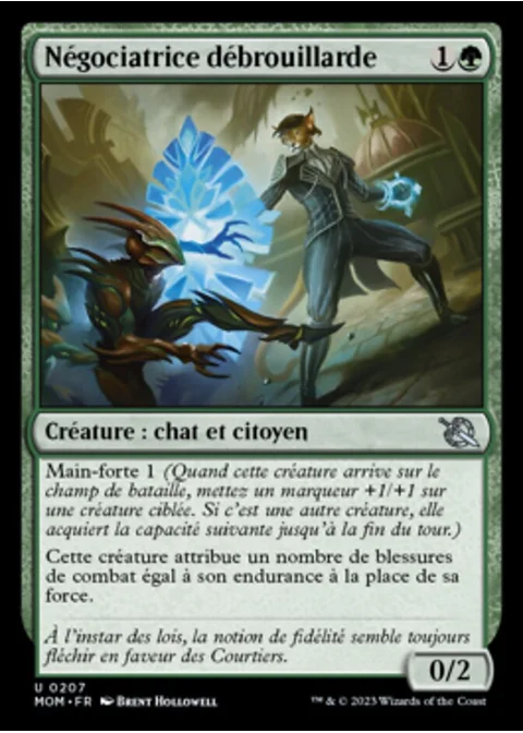 Négociatrice débrouillarde