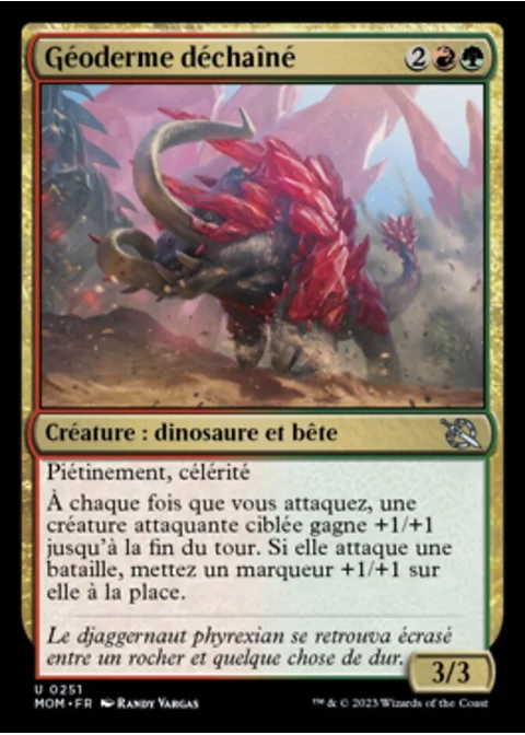 Géoderme déchaîné