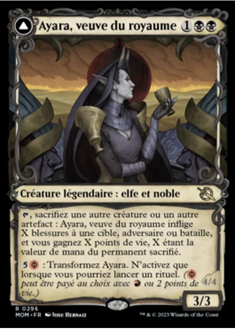 Ayara, veuve du royaume