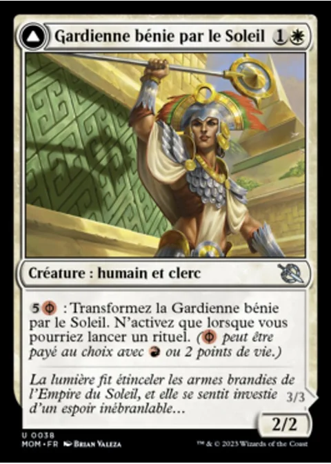 Gardienne bénie par le Soleil