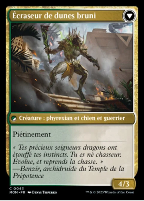 Écraseur de dunes bruni