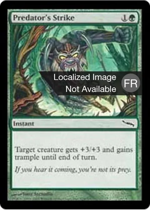 Frappe du prédateur