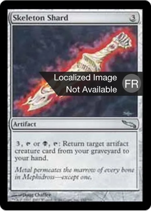 Écharde de squelette