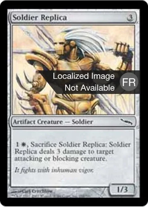 Reproduction de soldat