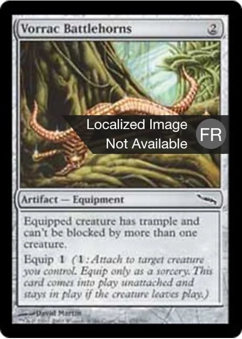 Cornes d'attaque de vorrac