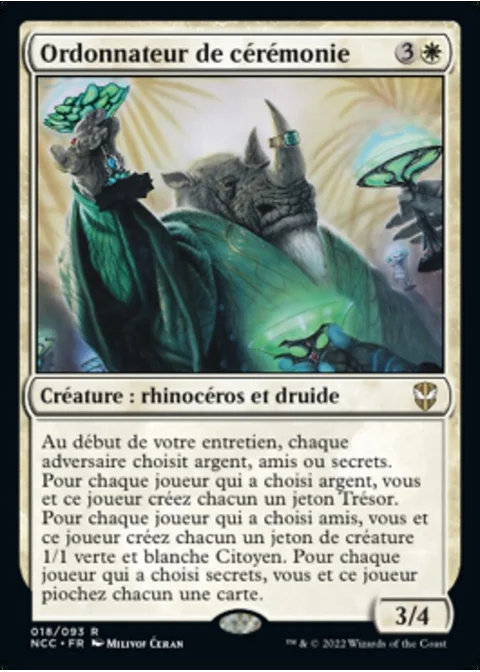 Ordonnateur de cérémonie