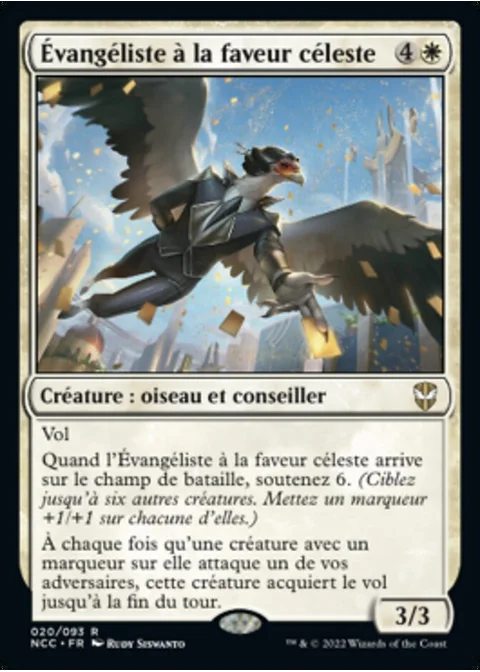 Évangéliste à la faveur céleste