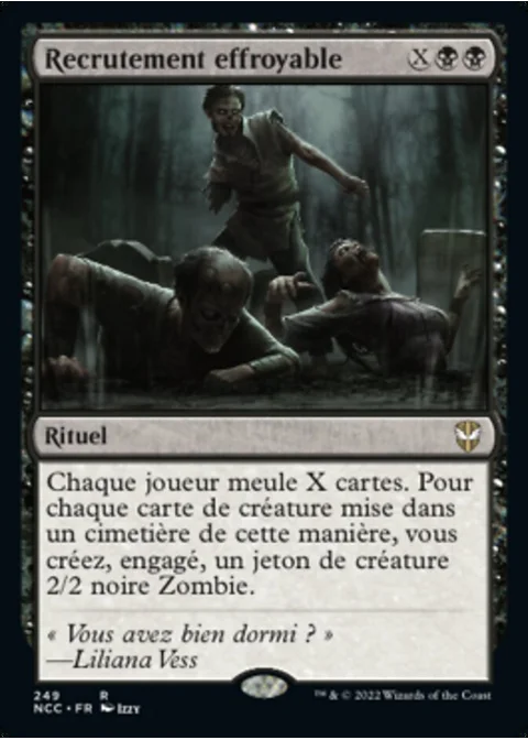 Recrutement effroyable