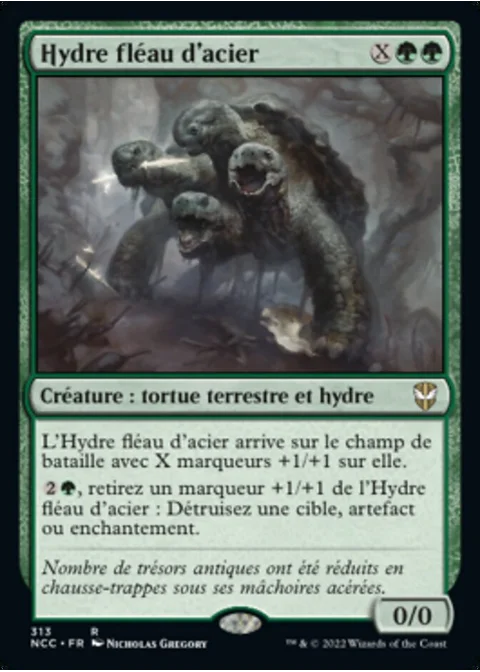 Hydre fléau d'acier
