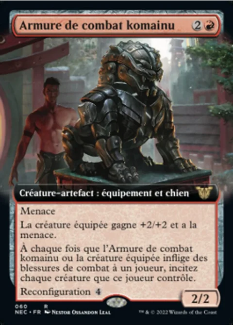 Armure de combat komainu