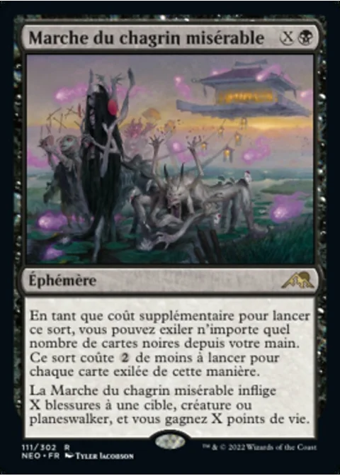 Marche du chagrin misérable