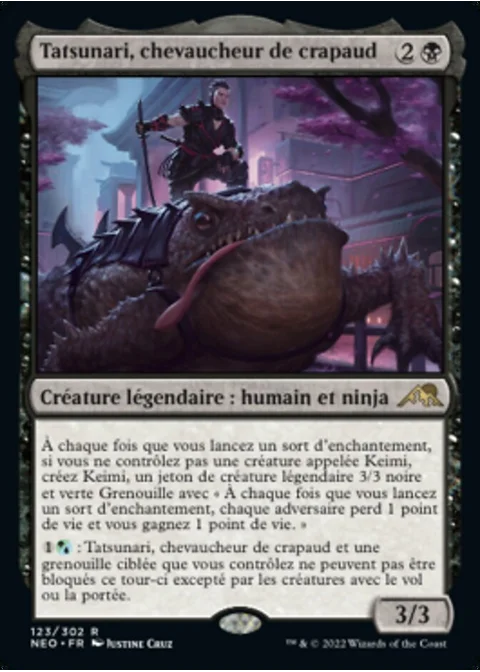 Tatsunari, chevaucheur de crapaud